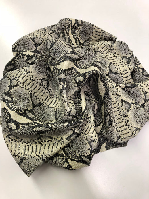 Python Printed Lambskin Leather