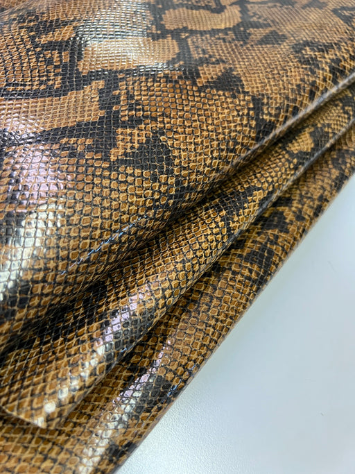 Leather Python Printed Pigskin Suede