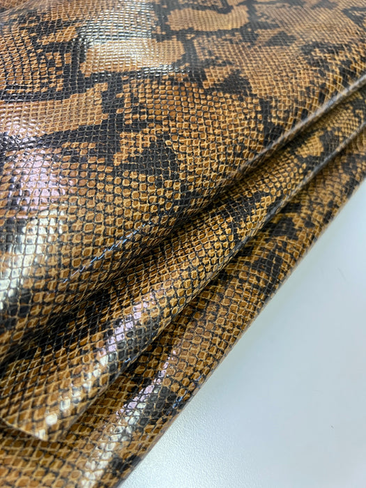 Leather Python Printed Pigskin Suede