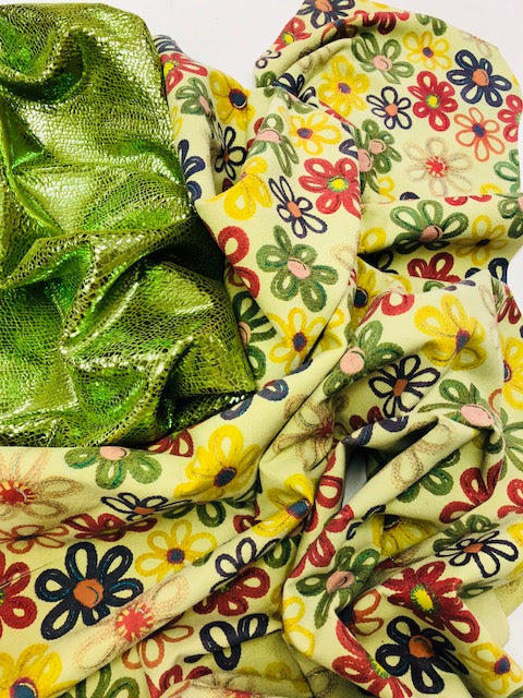 Printed Lambskin Suede