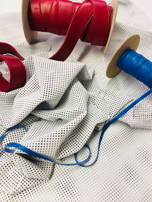 Genuine Leather Drawstring Leather trim, sold by yard